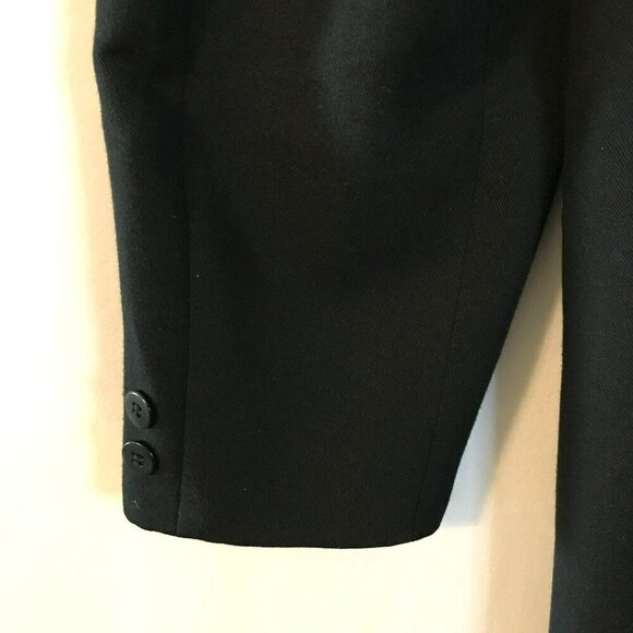 Unknown Brand Youth 3-Button Blazer Fully Lined Sz 20 Regular in Black - Picture 9 of 15